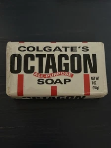 Vintage Colgate Achteck Allzweck Seife versiegelt 7 Unzen - Bild 1 von 2