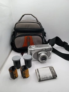 Polaroid PZ1710 35mm Film Camera w/ Bag, Manual 2 New Film & Canisters Untested - Picture 1 of 4