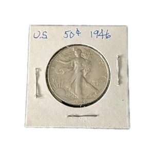1946 Liberty Walking Half Dollar Silver 50c US Coin - Picture 1 of 2