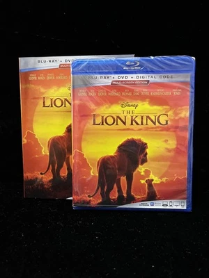 The Lion King (Blu-ray DVD, 2019)Donald Glover, Seth Rogen New Sealed+slip cover - Image 1 of 2