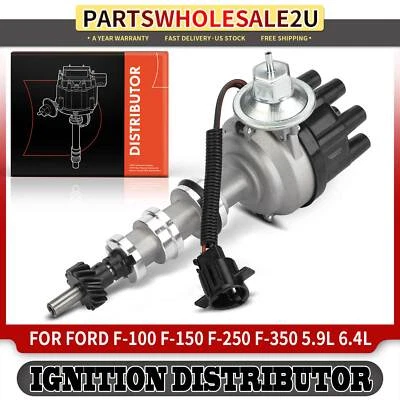 Распределитель зажигания с крышкой и ротором для Ford F-150 1975-1976 F-250 F-350 74-76 - Изображение 1 из 4