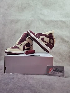 Nike Air Jordan 1 Mid SE Beach/Cherrywood Red-Sail Gr.37,5 - Bild 1 von 4