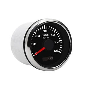 52mm Tachometer Gauge 0-6000 RPM Rev Counter Engine Diesel Tacho Car Boat Motor - Picture 1 of 10