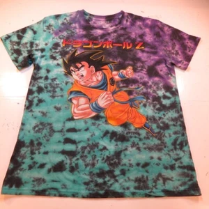 CAMISETA JAPONESA DRAGON BALL Z DRAGONBALLZ GOKU ANIME M Tie Dye Púrpura y Azul - Imagen 1 de 4