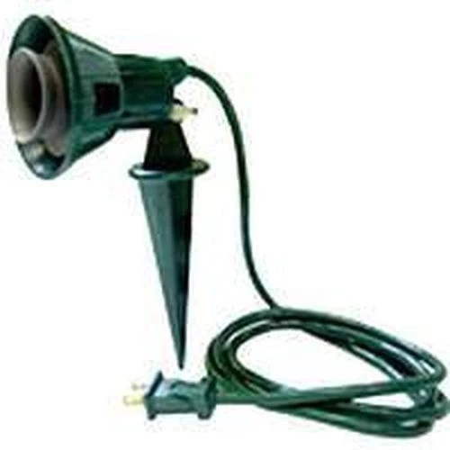 NEW 4410239 GREEN LAWN YARD STAKE CHRISTMAS FLOOD STAKE LIGHT KIT BULB 6FT CORD - Image 1 of 1