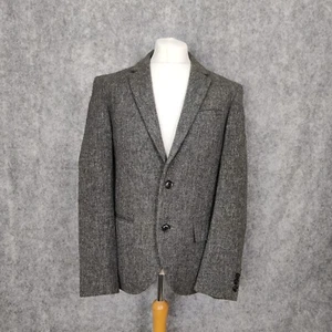 Jack Wills Blazer Mens Size 40R Medium Fox Tweed Wool Hacking Jacket Country - Picture 1 of 17