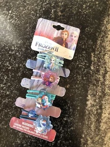 JL5- Disney Frozen II Elsa Anna Olaf Hair Ties Ponies (4-Ct) New - Picture 1 of 4