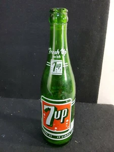 7 Up Soda Bottle Fresh Up Seven up bottling co. Columbus Ohio - Picture 1 of 5