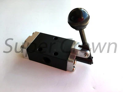 Pneumatic Hand Lever Valve 3 Port 2 Position Toggle Manual Contol SH-306-02 PT - Image 1 of 4