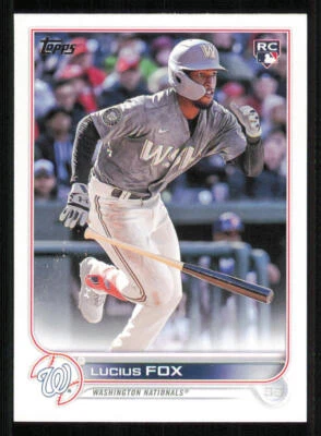 2022 Topps Update #US38 Lucius Fox RC - Image 1 of 2