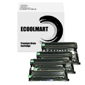 3 cartuchos de tambor negros para Brother DR730 HL-L2350DW HL-L2370DW MFC-L2750DW XL - Imagen 1 de 1