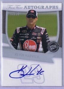 KEVIN HARVICK - 2012 FANFARE SILVER - AUTOGRAPH - 16/50 - FUTURE HALL OF FAME