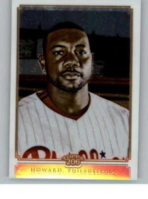 2010 Topps Chrome 206 Chrome #TC47 Ryan Howard 999 (ref 138191) - Image 1 of 2
