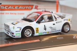 SLOT CAR SCALEAUTO FORD RS 2000 GRUPPO B RALLY SC6300R N 4 NUOVA 1/32 - Foto 1 di 5