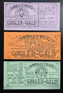 Denmark - Christiania Local Currency 2010 Gogler-gaeld 3 Banknote Set UNC - Picture 1 of 2