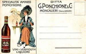 MONCALIERI, Torino - PUBBLICITARIA Amaro Ponchione - Vini Vermouth - #213 - Picture 1 of 2