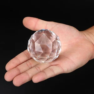 Transparente Kristallkugel Geschnittene Einzelne Flache Kugel (60MM/2.36in) - Bild 1 von 23