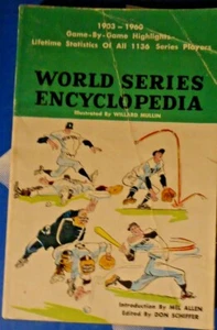Thomas Nelson & Sons PB World Series Encyclopedia 1903-1960 Don Schiffer Game - Picture 1 of 2