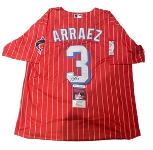 Luis Arraez Autographed Miami Marlins Jersey JSA COA Certified - Picture 1 of 3