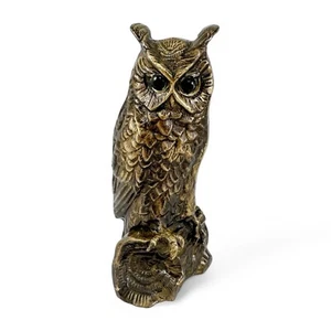 Raro Antigüedad Austriaco Bronce Escultura/Figura De Long-Eared Búho en Tronco - Bild 1 von 14