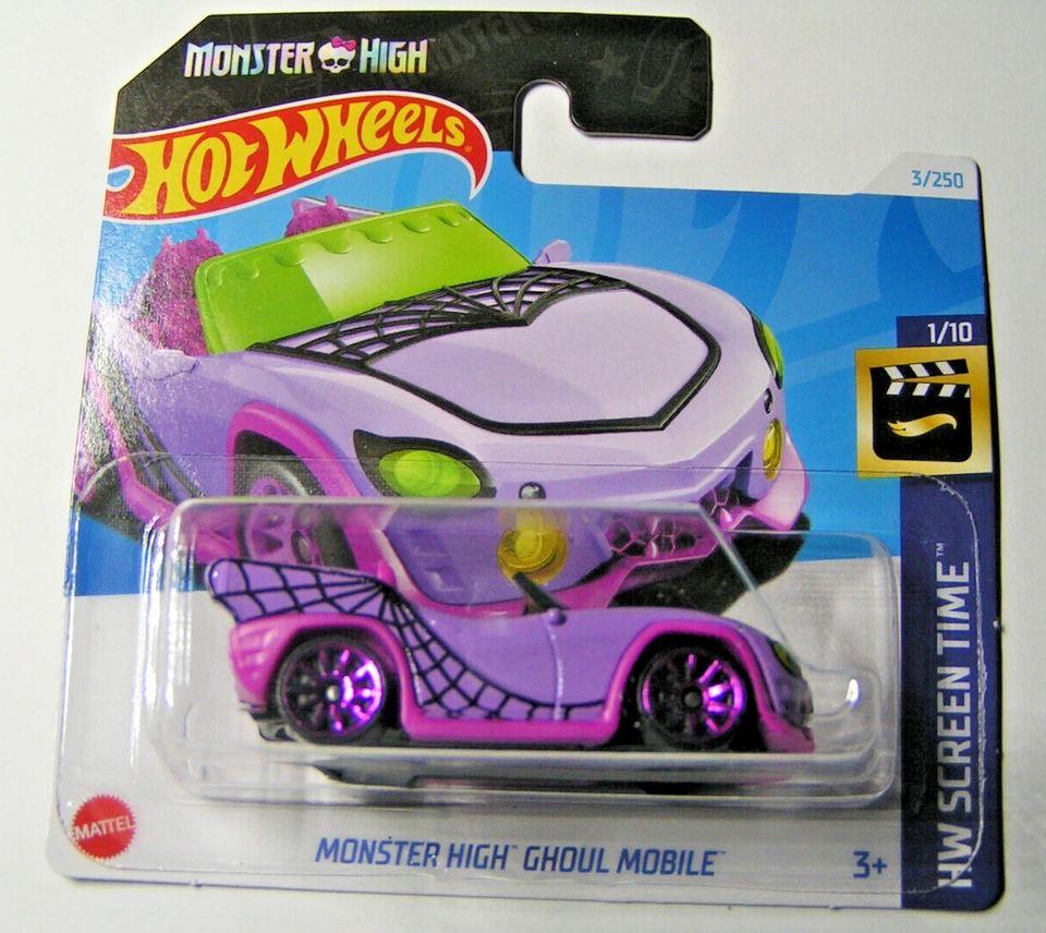 Hot Wheels - Monster High - Ghoul Mobile - HW Screen Time 2024 - HRY45 - Immagine 1 di 1