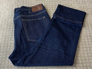 $65 New Lands' End Men's Slim Fit 5 Pocket Denim Jeans Rinse 37x30 - Picture 1 of 13