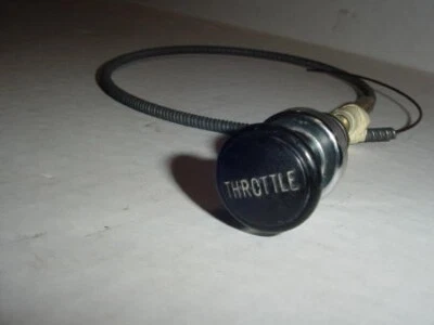 Vintage Willys Kaiser CJ2A CJ3A CJ3B CJ5 CJ6 Civilian Jeep Throttle Cable NOS - Image 1 of 2