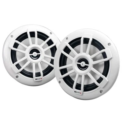 16.5cm 6.5" Waterproof Marine Boot Yacht Outdoor Party Nautic SHALLOW Speakers - Image 1 of 4