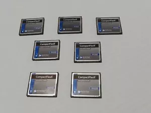 7 WINTEC Industrial Grade CF CompactFlash Cards 64MB for Camera/Network Switch - Picture 1 of 13