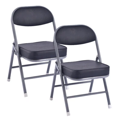 Silla Plegable Infantil Duradera Clásica Marco Metal Paquete de 2 Piezas Foto 1 de 4