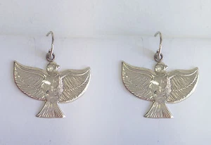 Ohrringe Mit die Taube Von Frieden aus Silber 925 - Anhänger Mit Love - Picture 1 of 3