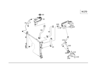 Genuine Mercedes-Benz Remanufactured Coolant Pump 000-500-26-86-80 - Picture 1 of 1