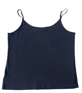 Camiseta sin mangas GAP negra moderna con tirantes de espagueti ajustables para mujer XXL nueva sin etiquetas - Imagen 1 de 3