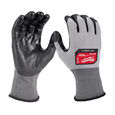Guantes recubiertos resistentes a cortes Milwaukee Tool 48-73-8733B, nivel de corte A3, sumergidos Foto 1 de 4