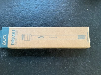 Steckachse M12 x 142-148 für Kinderanhänger Neu acid - Bild 1 von 4