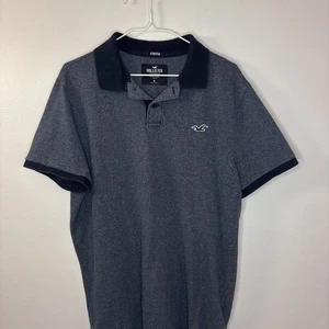Hollister Men's Gray Epic Flex Stretch Polo Shirt - Picture 1 of 4