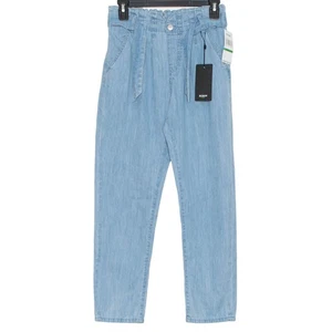 NWT Hudson Girls Jeans High Rise Tapered Causal Minimalist Blue Size Large 12/14 - Picture 1 of 6