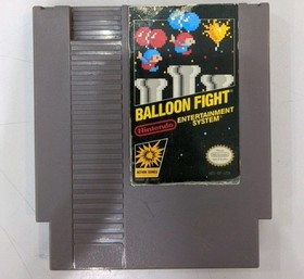 Balloon Fight (Nintendo NES, 1985) Label Worn