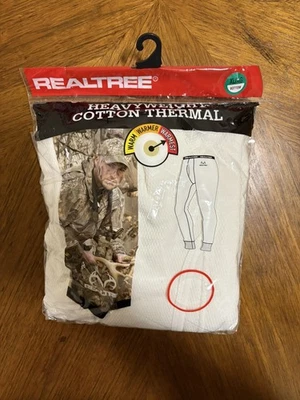 Realtree Men's Rachel Cotton Thermal Underwear Bottom Size XL/XG 40-42  New - Image 1 of 4