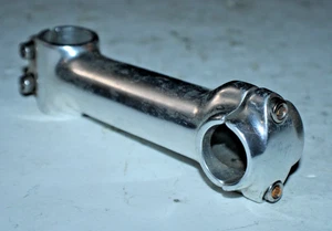 MTB Road Bike Stem 1 1/8" Threadless 135mm 7º Rise 25.4mm Silver Fast US Shipper - Picture 1 of 6