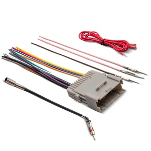 Radio Install Harness & Antenna Adapter for GMC Sierra Yukon 03-06 Envoy 02-08 - Picture 1 of 8