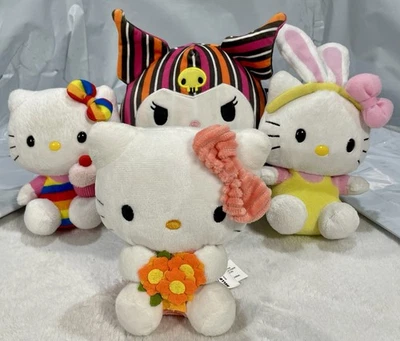Hello Kitty Plush Lot of 4 Ty & Squishmallow - Image 1 of 4