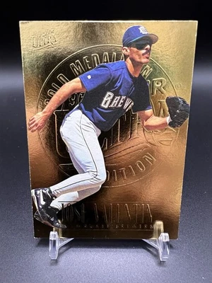1996 Fleer Ultra Gold Medallion Edition Jose Valentin #86 Brewers - Image 1 of 2