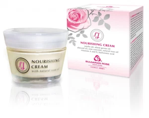 Bulgarische Rose Karlovo LJ PFLEGCREME MIT NATÜRLICHEM ROSENÖL 50ml/1,69fl oz - Bild 1 von 1