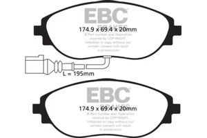 EBC Greenstuff Front Brake Pads for VW Passat Alltrack (3G) 2.0 TD (184HP) (15>) - Picture 1 of 1