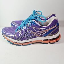 Asics Gel Kayano 20 Shoes Womens US 8.5 EU 40 Sneakers Purple Running Runners