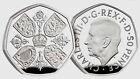 SUPER RARE prince Charles III 50p Coin Celebrating the New King 2022