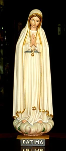 Fatima Madonna 45 cm, Mutter Gottes, St. Mary, Holz, wood, NEU - Bild 1 von 2