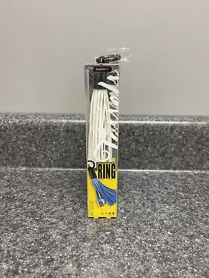 Remax NEW White Apple Usb Cord Tassle Ring Data Cable Keychain - Image 1 of 3