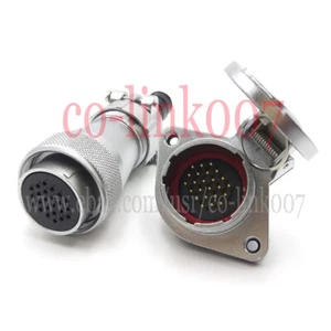 WEIPU WF28 24Pin Panel Mount Reverse Gender IP68 Stecker/Buchse Connector 400V/5A - Bild 1 von 7